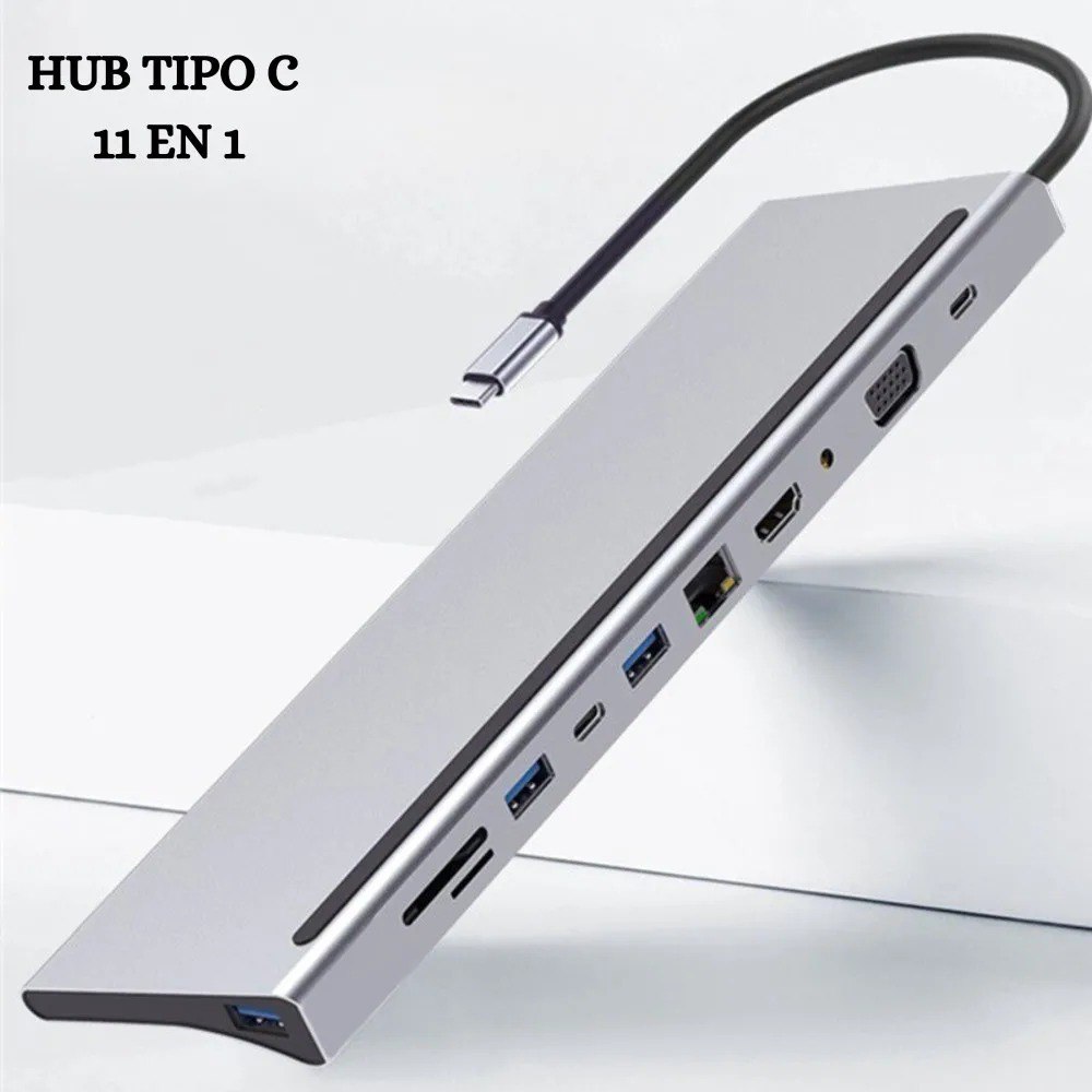 Adaptador convertidor hub tipo c 11 en 1 - Image 2