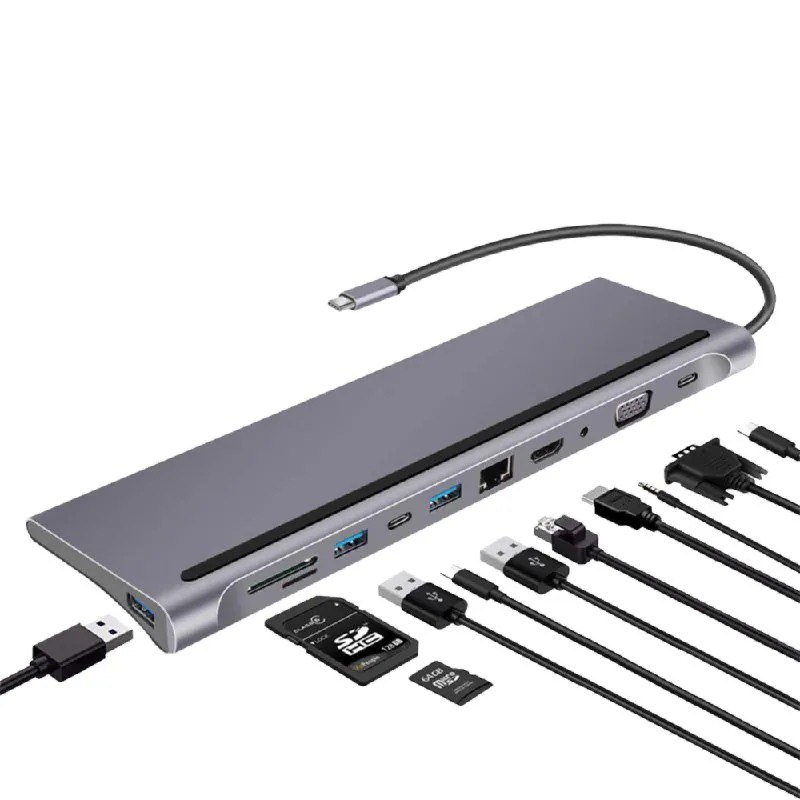 Adaptador convertidor hub tipo c 11 en 1 - Image 4